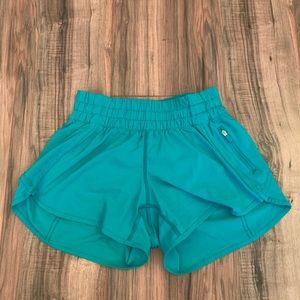 Blue 6” lululemon shorts